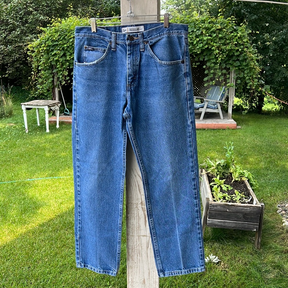 Vintage Low to Mid Rise Straight Leg Loose Jeans - 32x29 - 100% Cotton